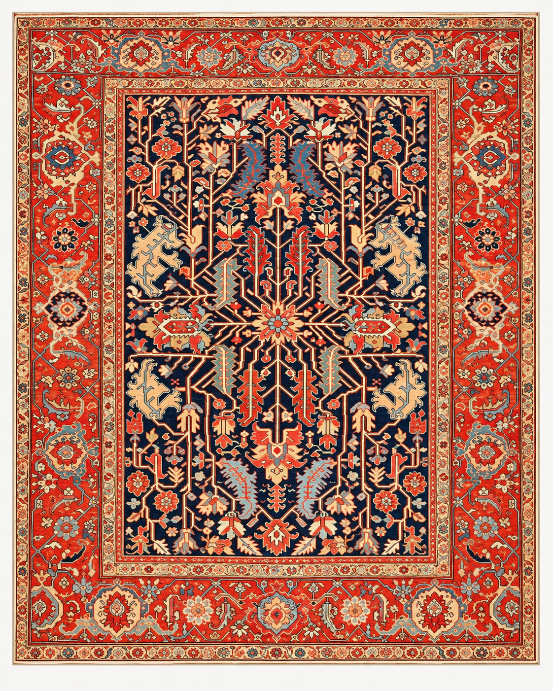 An All-Over Design That Is Spontaneous and Symmetrical
