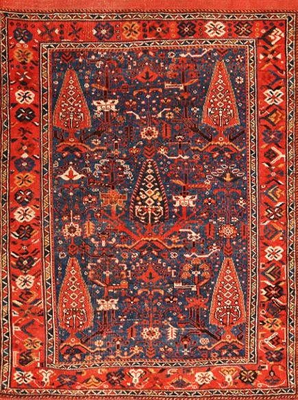 afshar carpet pattern