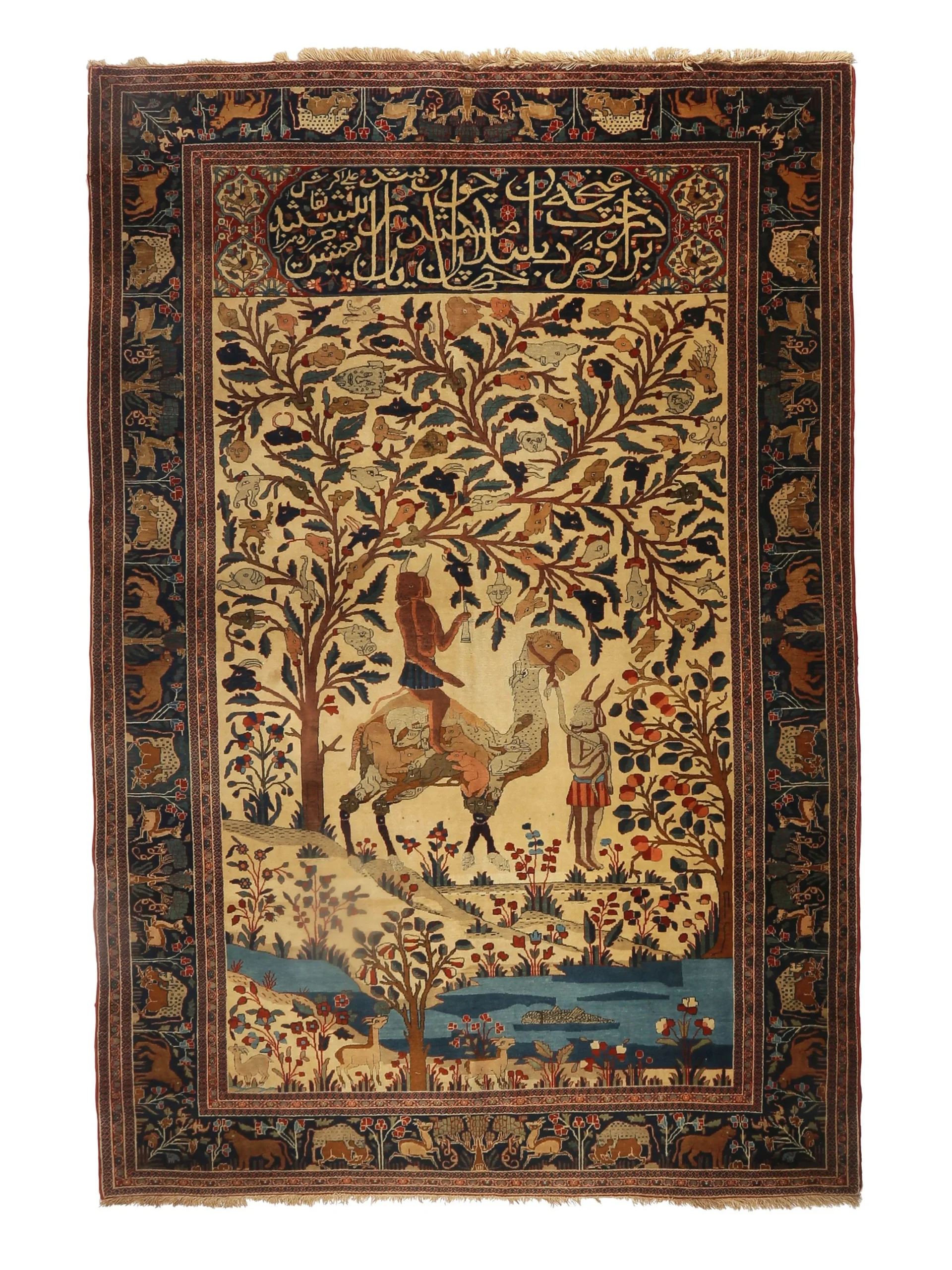 A stunning atesghlou kashan executed almost 100 years ago