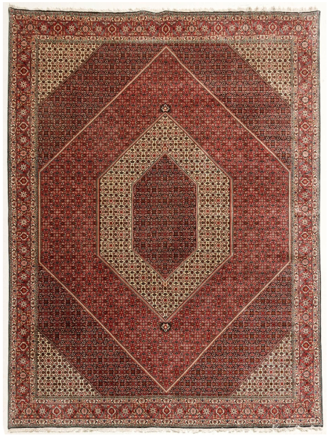 Materials and the Wet Weaving Technique of Bijar Rugs