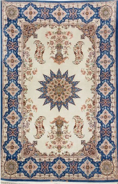 An exquisite Dardashti carpet with boteh design