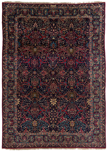 Beautiful Garrus design tehran rug, A staple of royal looms at the time