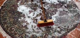 Washing and Brushing a Handmade Persian Carpet